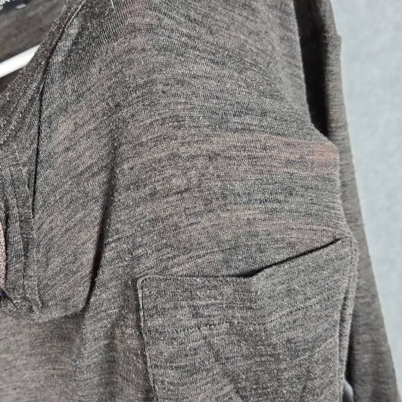 Dolce Gabbana Shirt Pocket Tee Sheer size 48 Medium Long Sleeve - Picture 6 of 15